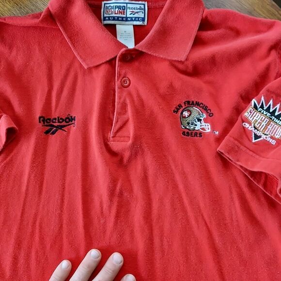 🔥VTG 90's San Francisco 49ers Pro Line Polo Shirt🔥 - Picture 2 of 5